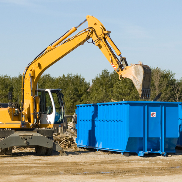 are there any restrictions on where a residential dumpster can be placed in North River Shores Florida